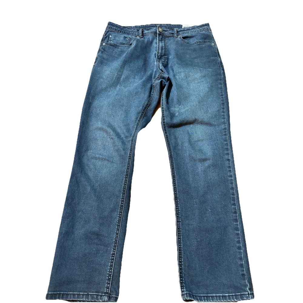 Buffalo David Bitton Axel Slim Stretch Jeans Mens 34x30 Blue Denim Med Wash